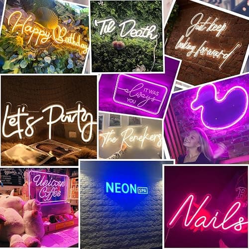 Custom Neon Signs Neon Customizable for Wall Decor Personalized Neon Sign for Wedding Birthday Party Gift Party Bar Game Room Home Business Shop Name Logo Neon Sign thumbnail 2