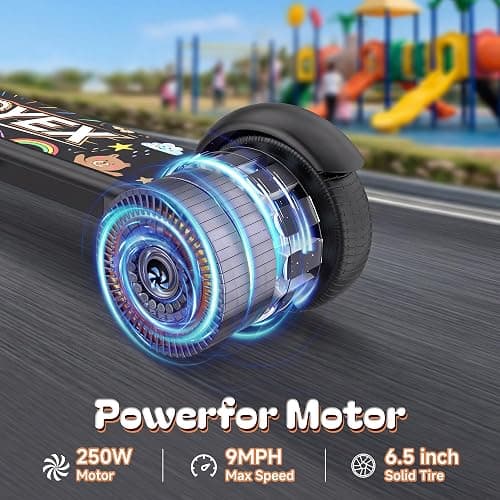 Electric Scooter - E Scooter Adults and Kids | 500W/250W Motor, 10-20 Miles Max Range, APP Control, Double Braking, 8.5"/6.5" Tire, Lightweight EScooter thumbnail 3