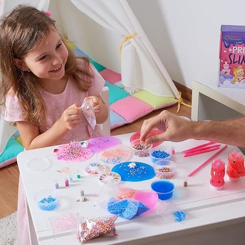 Princess Slime Kit for Girls - Water Based Colorful Premade Slime, Glow in the Dark, Glitter Powder, Ultimate Diy Pink Crystal Unicorn Kit for Girls, Ideal Gift Idea for Christmas & Holiday Ages 5-12+ thumbnail 6