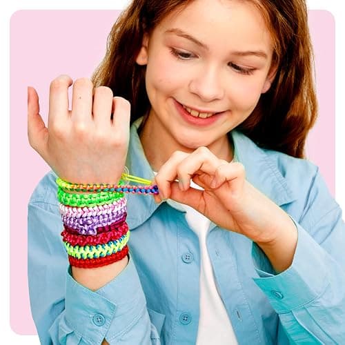 Pretty Me Friendship Bracelet Making Kit for Girls - Crafts for Girl - String Bracelets Maker - Gifts for 8-12 Year Old Kid - Birthday Gift Ideas & Kits Toys Ages 8, 9, 10, 11, 12 - Kids Age 8-12 Olds thumbnail 9