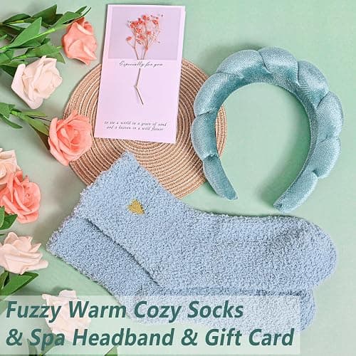 Get Well Soon Gifts For Women, 10 Pcs Care Package Get Well Gift Basket, Self Care Gifts with Luxury Flannel Blanket, Relaxing Spa Box Thinking of You Basket for Her, Mom Sister Best Friends thumbnail 7