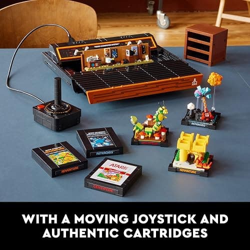 LEGO Icons Atari 2600 Building Set 10306 - Retro Video Game Console and Gaming Cartridge Replicas, Featuring Minifigure and Joystick, Nostalgic 80s Gift for Gamers and Adults thumbnail 4