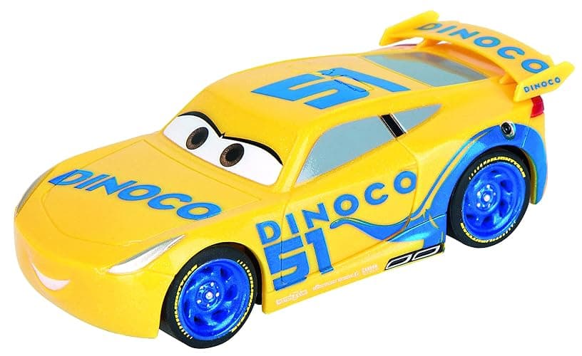 Carrera First Disney Cars Slot Car Race Track Set – Lightning McQueen | Battery-powered slot car track, Lightning McQueen toy for kids 3+, includes McQueen & Cruz, beginner-friendly, easy setup thumbnail 5