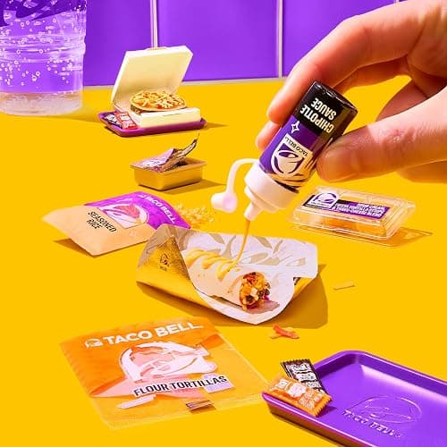 MGA's Miniverse Make It Mini Taco Bell Series 1 (2 Pack), Mini Collectibles - Blind Pack, DIY, Resin, Replica Food, Not Edible, Collectors, 8+ thumbnail 3