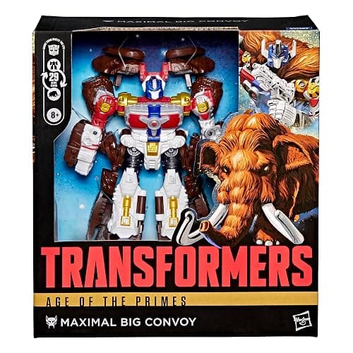Transformers Age of the Primes Maximal Big Convoy, Leader Class 6.5-Inch Converting Action Figure, Robot Toys for Ages 8+ thumbnail 4