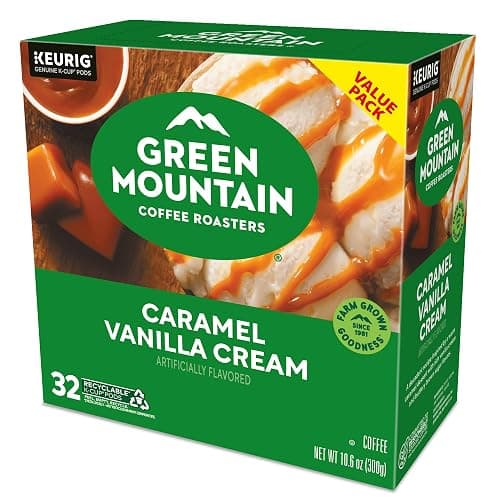 Green Mountain Coffee Roasters Caramel Vanilla Cream, Single-Serve Keurig K-Cup Pods, Flavored Light Roast Coffee Pods, 32 Count thumbnail 18