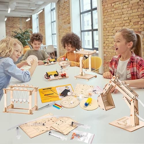 STEM Science Kits for Kids Age 8-10 8-12, Wood Building Crafts Kits for Boy | STEM Toys for Ages 8-13 9 10 11 12-14 Year Old Gifts Ideas, Science Engineering Experiment Kit 5-7, 3D Puzzles Projects 10-12 thumbnail 2