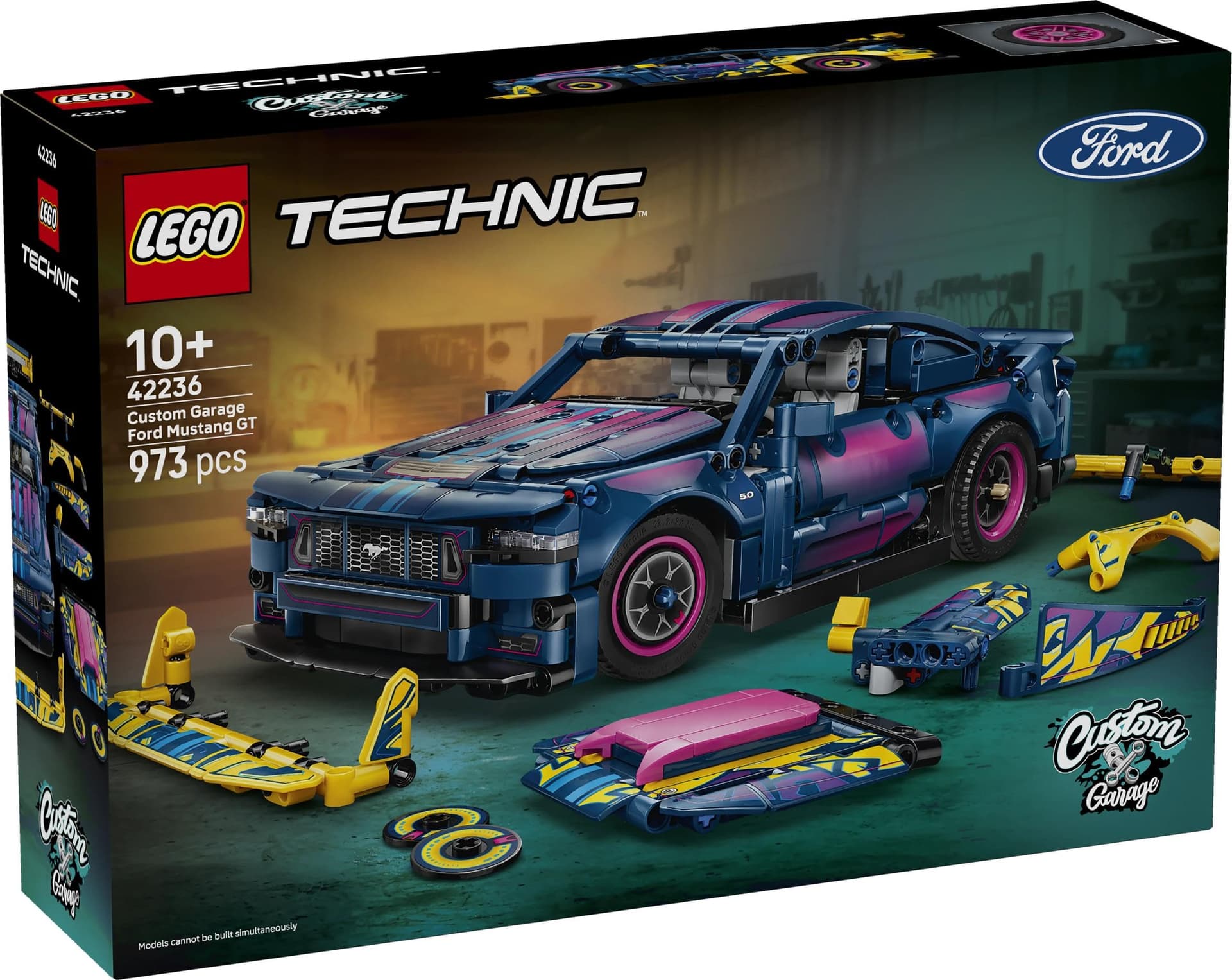 LEGO Technic Customizable Ford Mustang GT Car Toy for Children from 10 Years - Vehicle Set with Steering and 8-Cylinder Engine - Kids Room Decoration - Gift for Boys and Girls 42236 thumbnail 9