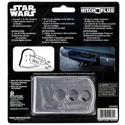 Plasticolor Star Wars Darth Vader Hitch Cover, Hitch Covers by Plasticolor (002282R01) thumbnail 5