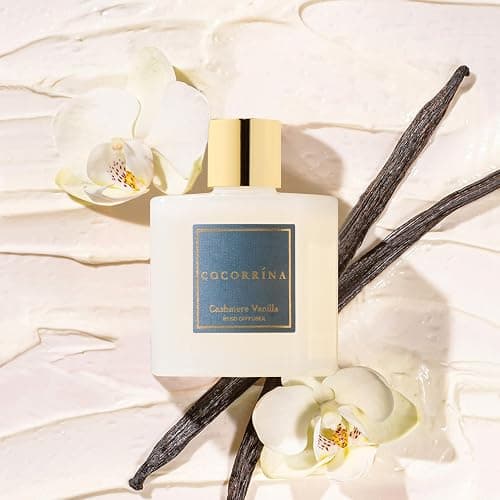 COCORRÍNA Reed Diffuser - Cashmere Vanilla 6.7 fl oz Reed Diffuser for Bedroom Bathroom Home Décor thumbnail 2