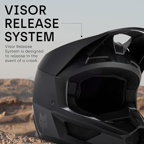 Fox Racing Unisex V1 Motocross Dirt Bike Helmet thumbnail 10