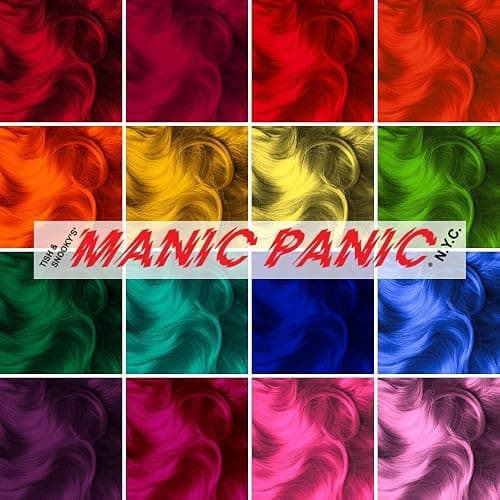 MANIC PANIC Blue Lightning Hair Bleach Kit - 30 Volume Developer + Bleach Powder Hair Lightener Lifts up to Five Levels And Eliminates Orange Tones - Vegan And Cruelty Free thumbnail 6