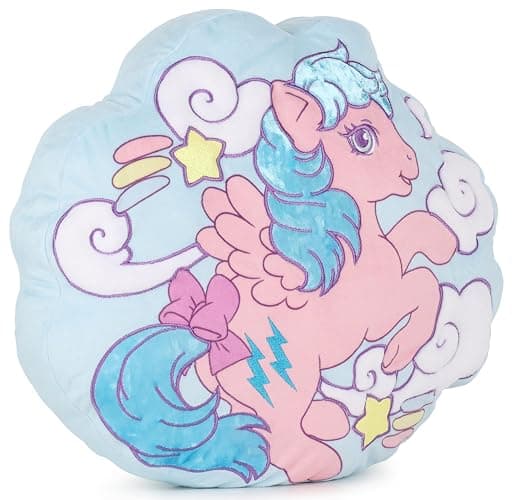 Jay Franco Shaped Decorative Pillow – 15 Inch Kids Ultra-Soft Stuffed Plushie & Cozy Throw Pillow, Official Licensed Product, Blue - My Little Pony thumbnail 2
