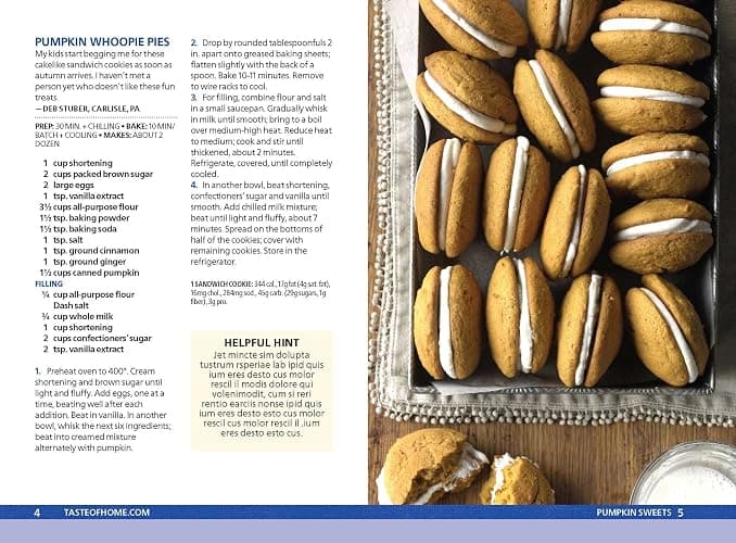 Taste of Home Pumpkin Mini Binder: 101 Fall Recipes for Desserts, Soups, and More (TOH Mini Binder) thumbnail 7