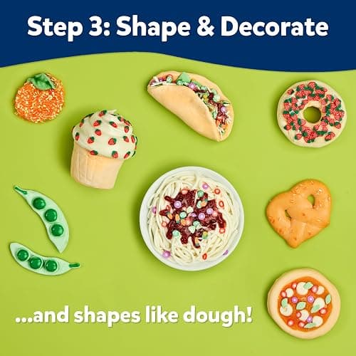 Elmer’s Stretch 'N Create Dough Kit, 3 Ways to Play, Snack Shack Kit, 9 Count - Perfect for Birthday Party Gift, School Classroom Activity, Kids Craft Summer Fun thumbnail 7