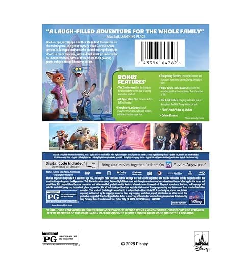 Zootopia 2 - BD/DVD Combo + Digital thumbnail 2