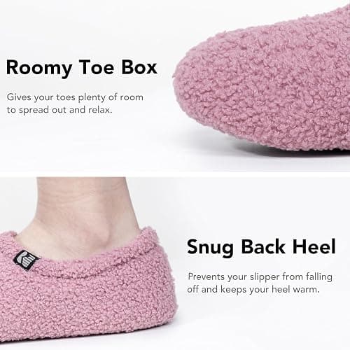 RockDove Women's Teddy Fleece Closed Back Indoor Slipper thumbnail 4