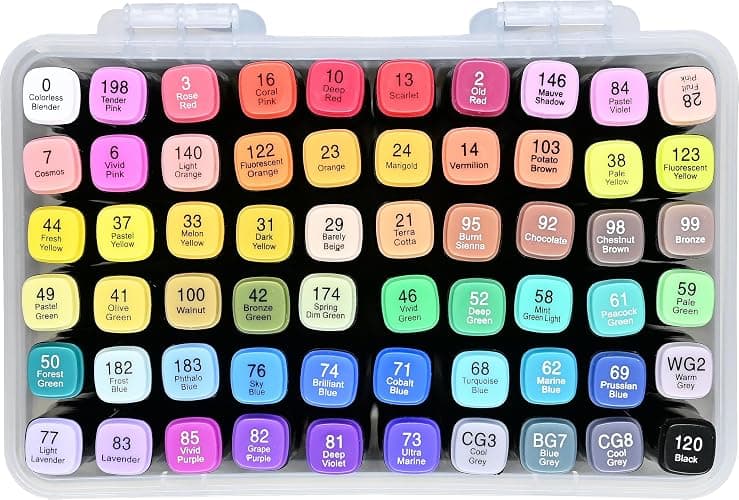 Studio Series Artist's Dual-Tip Alcohol Markers (Set of 60 colors) thumbnail 4