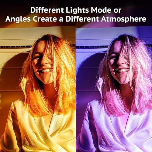 Molemyn Sunset Lamp Projector with APP Control - 21 Color Clhanging LED Sunset Light, 180° Adjustable for Photography, Bedroom Decor, Party, Wedding, Mood Lighting thumbnail 4