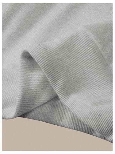 RoseSeek Women's Straight Leg Sweatpants Low Rise Drawstring Waist Track Pants Trousers with Pocket Joggers - Small - Grey thumbnail 4