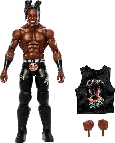 Mattel WWE Elite Jevon Evans Action Figure & Accessories | Series #126 Set, 6-inch Collectible Jevon Evans with 25 Articulation Points & Swappable Hands​​ thumbnail 2