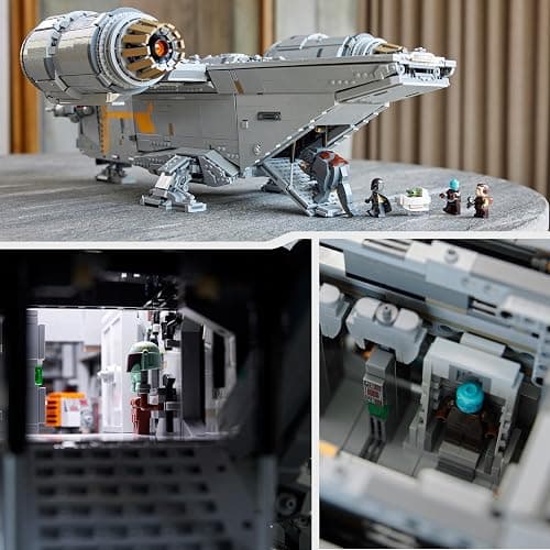 LEGO Star Wars The Razor Crest UCS Set, Ultimate Collectors Series Starship Model Kit for Adults, Large Iconic The Mandalorian Memorabilia Collectable, 75331 thumbnail 5