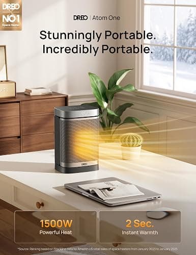 BEDROOM: Portable Space Heater thumbnail 2