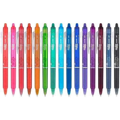 Pilot FriXion Erasable Gel Pens, Fine Point 0.7 mm Erasable Pens, Pack of 15 Assorted Colors thumbnail 3