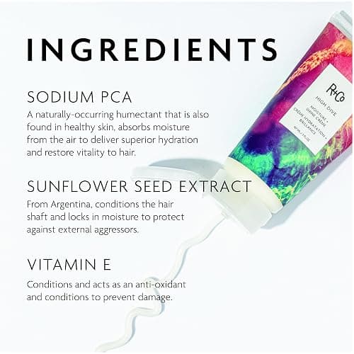 R+Co HIGH DIVE Moisture + Shine Crème | Leave-In Hydrating Cream for Smooth, Frizz-Free Hair | Adds Softness, Shine & Manageability | Vegan & Color-Safe thumbnail 3
