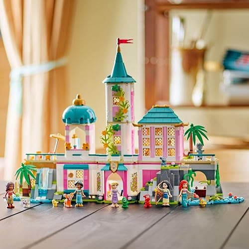 LEGO Disney Princess Castle & Royal Pets Kids Toy - Pretend Play Building Set for Girls and Boys, Ages 6+ - Includes Ariel, Rapunzel, Jasmine, Moana, and Mulan - Gift Idea for Birthdays - 43267 thumbnail 2