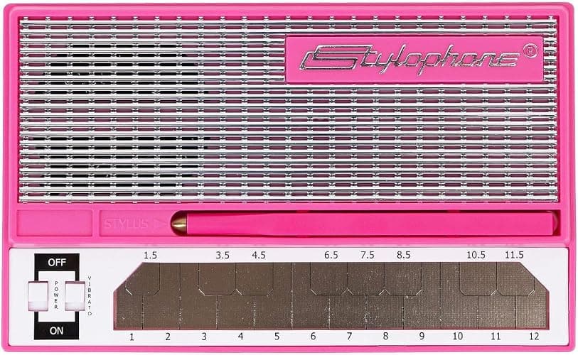 Stylophone Pink - The Original Pocket Electronic Synthesizer - Special Edition | Synth Musical Instrument | Synthesizer Keyboard | Stylophone Instrument thumbnail 4