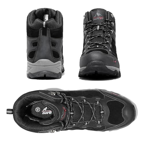 NORTIV 8 Men's Waterproof Hiking Boots Outdoor Mid Trekking Lightweight Mountaineering Shoes Paladin thumbnail 5