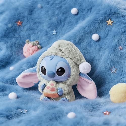 Uviily Stitch Eat Something Before Sleep Collection Blind Box Plush Toy Keychain Surprise Vinyl Figures Model Random Design Toy Collection for Bag Decoration Gifts for Friends and Family, Single Box thumbnail 9