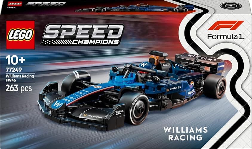 LEGO Speed Champions Voiture F1 Williams Racing FW46 - Jeu de Construction avec véhicule de Course - Minifigurine Collector de Pilote de Formule 1 - Maquette pour garçons et Filles dès 10 Ans 77249 thumbnail 8