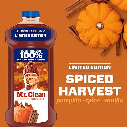 Mr. Clean All Purpose Cleaner, Cleaning Liquid, Spiced Harvest, 41oz thumbnail 4