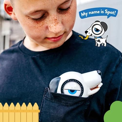 Handy Famm Spot The Dog 4-in-1 Kids Tape Measure with Adjustable Level Eye, Angle Finder & Eraser Ears – Montessori STEM Learning Tool for Children Ages 3+, Educational Construction Toy thumbnail 11