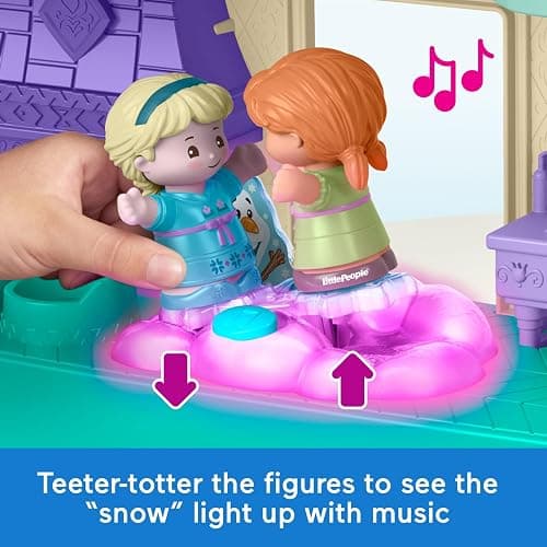 Fisher-Price Little People Disney Frozen Arendelle Castle Playset | Anna & Elsa Figures Included, Lights & Sounds for Pretend Play, Toddler Toy for Kids Ages 18+ Months thumbnail 6