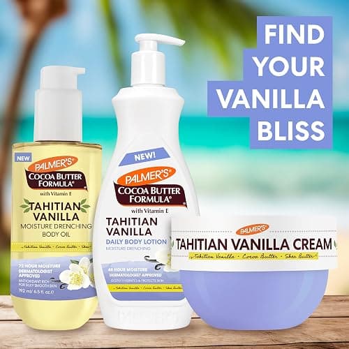 Palmer's Cocoa Butter Formula Body Oil, Moisture Drenching Tahitian Vanilla, 6.5 Oz, 72Hr Hydration with Shea Butter & Vitamin E for Softer Skin, Protects & Soothes Dryness, Dermatologist Approved thumbnail 9