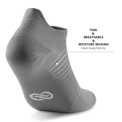 Compression Running Ankle Socks Low Cut(6 Pairs) for Men & Women thumbnail 5
