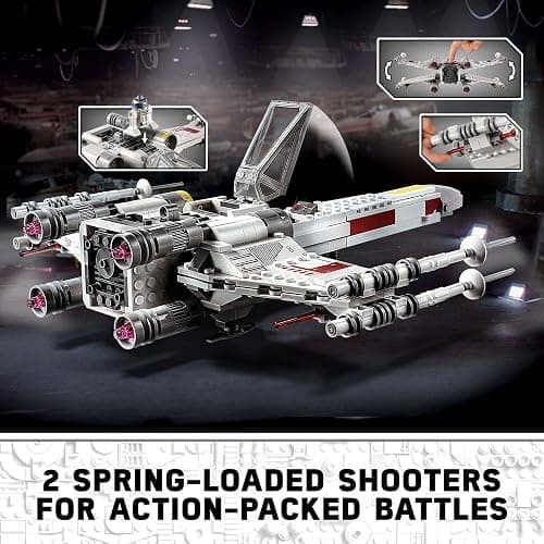 LEGO Star Wars Luke Skywalker's X-Wing Fighter 75301 Building Toy Set - Princess Leia Minifigure, R2-D2 Droid Figure, Jedi Spaceship from The Classic Trilogy Movies, Great Gift for Kids, Boys, Girls thumbnail 5