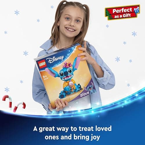 LEGO | Disney Stitch Toy - Play & Display Figure with an Ice-Cream Cone & Decorative Flower - Gift for 9+ Year Old Girls, Boys & Lilo & Stitch Movie fans - 43249 thumbnail 7