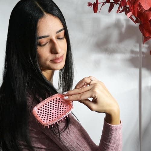 FHI Heat UNbrush Detangling Brush for Pain-Free Brushing on All Wet or Dry Hair Types — Durable DuoFlex Anti-Static Bristles, Lightweight Handle, Vented Hair Brush thumbnail 4