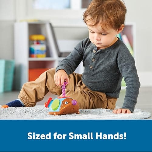 Learning Resources Spike the Fine Motor Hedgehog Fidget Friend - Ages 18+ months Fine Motor and Sensory Play Toy, Educational Toys for Toddlers, Toddler Montessori Toys thumbnail 5