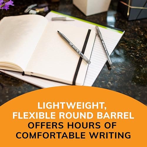 BIC Round Stic Xtra Life Ballpoint Pen, Ultra Long Lasting and Consistent Ink Flow, 60-Count in Black Ink thumbnail 5