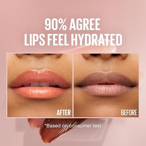 MAYBELLINE New York Lifter Gloss Hydrating Lip Gloss with Hyaluronic Acid, Peach Ring, Sheer Peach, 1 Count thumbnail 4