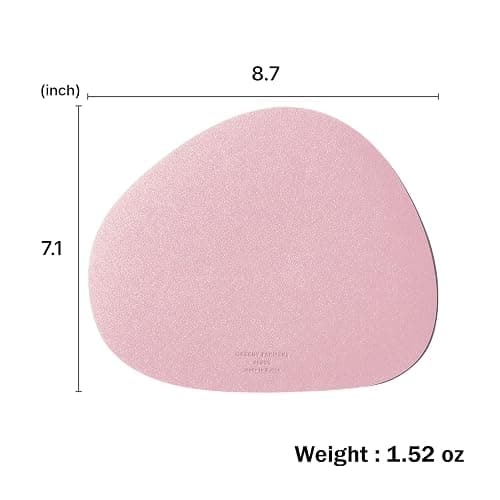 GREEDY FARMERS Mouse pad, Non-Slip Washable Waterproof Computer Mouse pad (Blush Pink) thumbnail 3