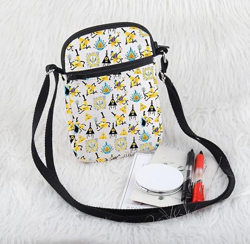 CMNIM Bill Crossbody Bag G Falls Cartoon Gifts for Bill Fans Cartoon Character Adjustable Strap Bag thumbnail 3
