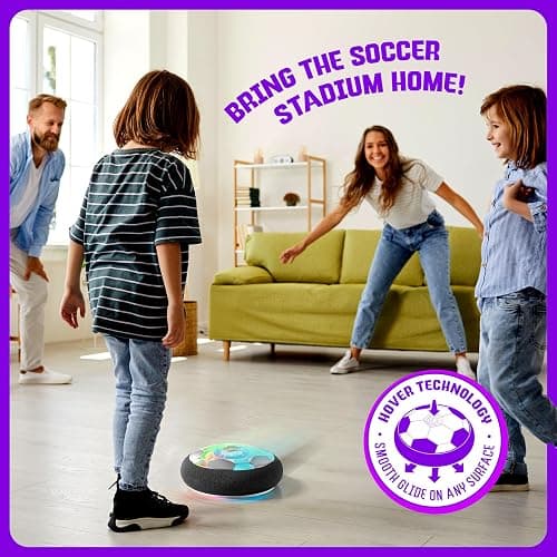 Ninja Blast Hover Soccer Light-Up Ball, Indoor Toy Games Gifts for Birthday, Kids, Boys for Age 6, 7, 8, 9, 10, 11, 12 Years Old, Single thumbnail 6
