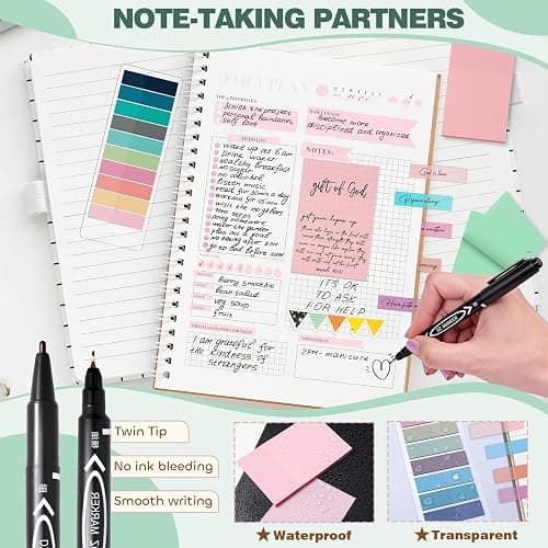 XKDOUS 42 Pcs Bible Study Supplies Journaling Kit for Women, Bible Study Kit with Bible Highlighters No Bleed and Tabs, Bible Accessories Include Bookmarks, Pens and More, Bible Verse Gifts for Study thumbnail 5