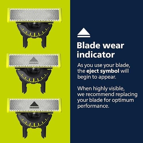 Philips Norelco OneBlade 360 Blades, Genuine Replacement Blades for OneBlade Electric Shaver and Trimmer, Durable Stainless Steel, Trim, Edge and Shave, 3 Pack, QP430/80 thumbnail 3